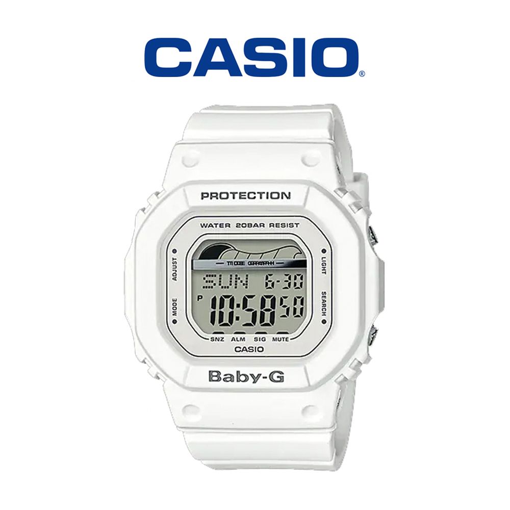 CASIO 卡西歐BABY-G BLX-560-7 夏季海洋衝浪女孩復古電子腕錶- PChome