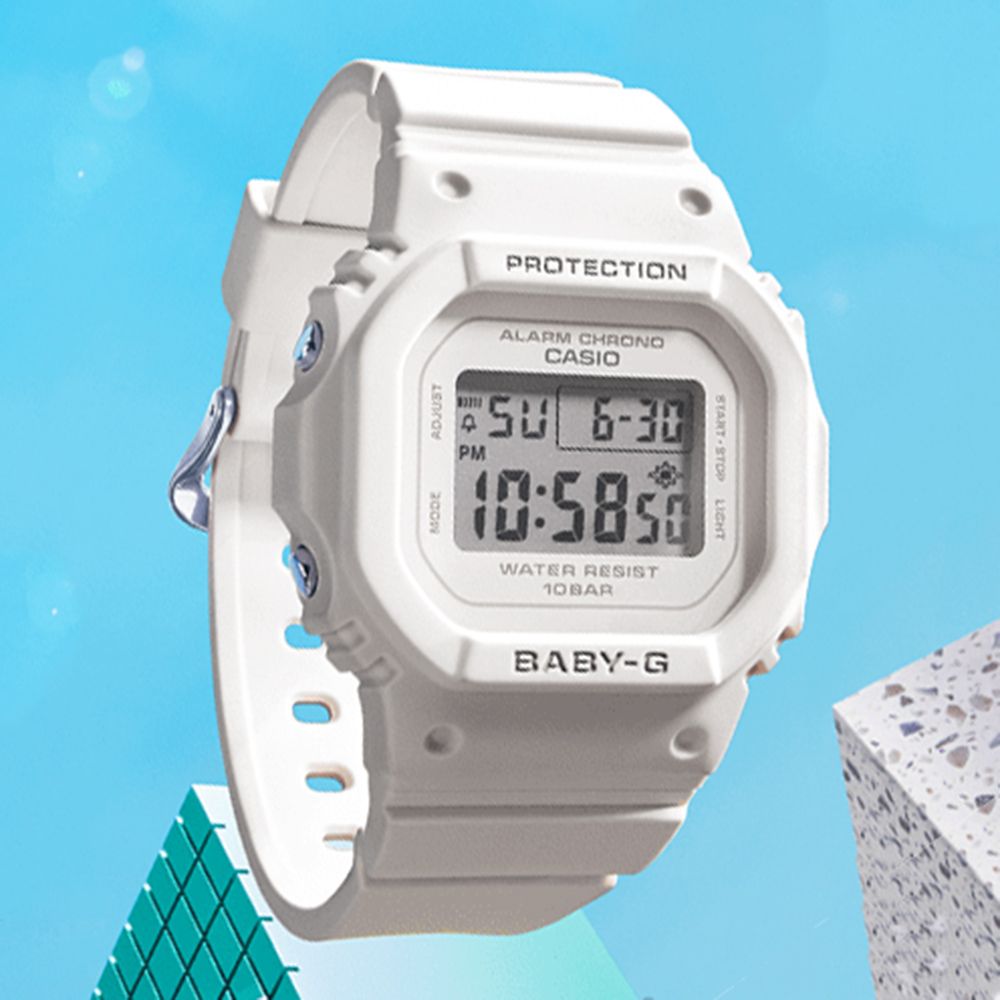 CASIO 卡西歐   BABY-G 經典人氣方形電子錶 BGD-565-7