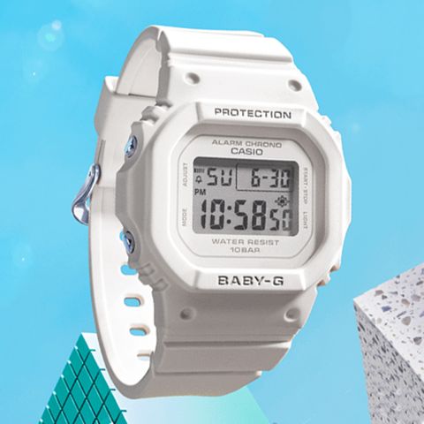 CASIO 卡西歐 BABY-G 經典人氣方形電子錶 BGD-565-7