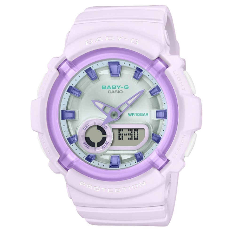 CASIO】卡西歐BABY-G 葡萄糖果雙顯手錶BGA-280SW-6A - PChome 24h購物