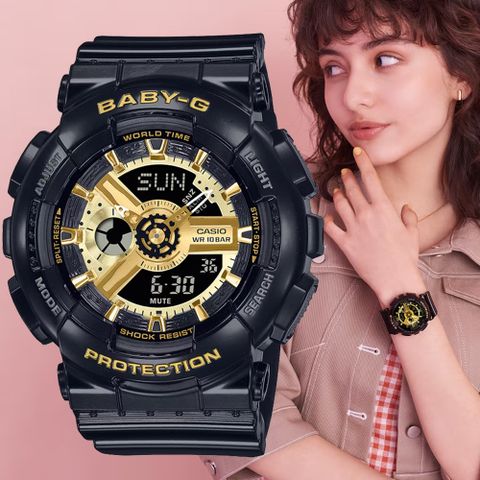 ▶熱銷補貨◀CASIO卡西歐 BABY-G 立體層次雙顯腕錶 禮物推薦 畢業禮物 BA-110X-1A