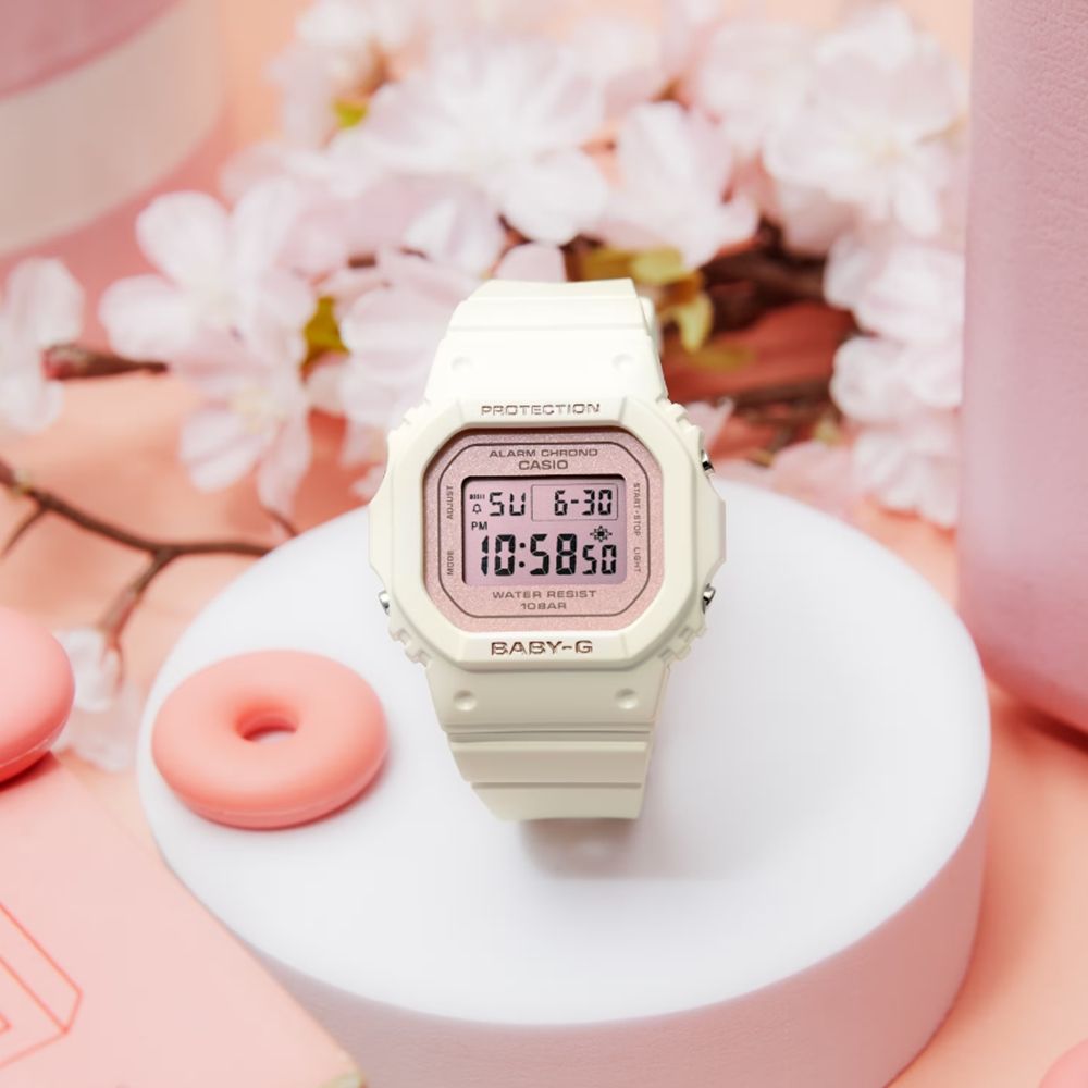 CASIO 卡西歐  BABY-G 輕巧纖薄 絢麗春日 粉 BGD-565SC-4_37.9mm