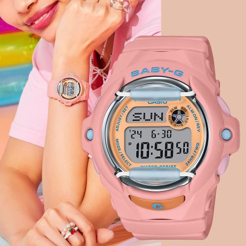 CASIO 卡西歐 BABY-G 加勒比海熱帶海灘手錶 BG-169PB-4