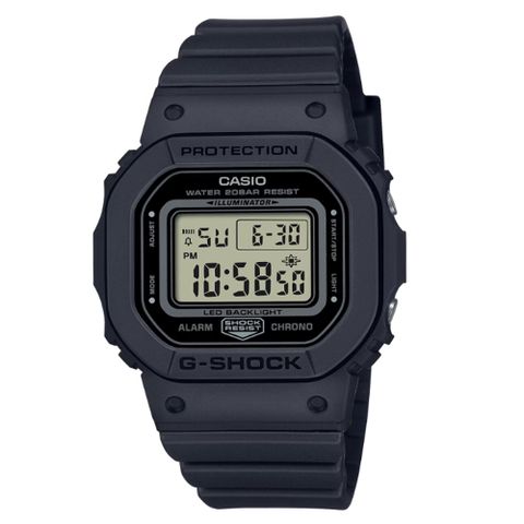 CASIO 卡西歐 G-SHOCK 纖薄精巧 個性簡約 百搭黑 經典方型 GMD-S5600BA-1_40.5mm