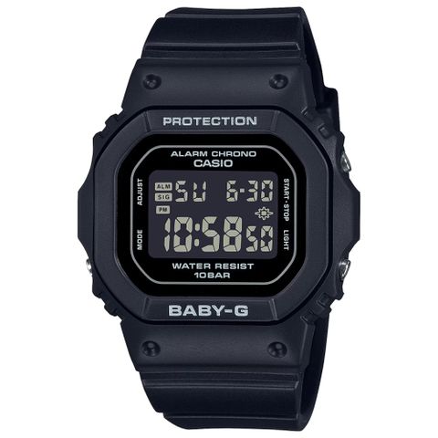 CASIO 卡西歐 BABY-G 經典方形電子腕錶 女神節 禮物 推薦 BGD-565U-1