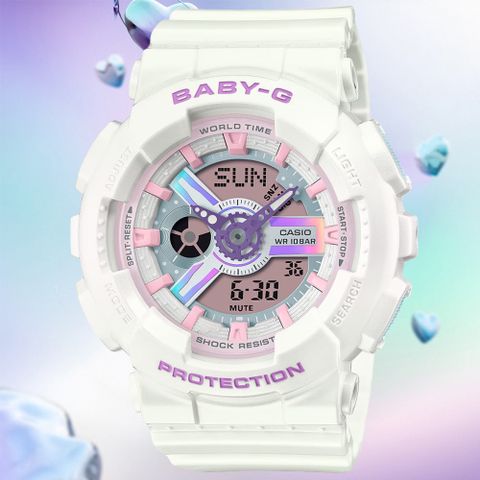 CASIO 卡西歐 BABY-G 未來風偏光 雙顯腕錶 禮物推薦 送禮首選 BA-110FH-7A