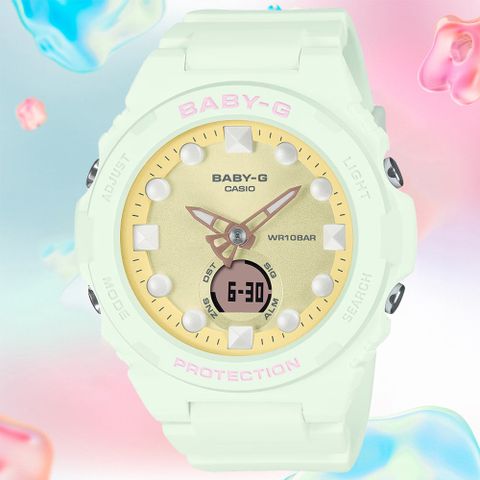 CASIO 卡西歐 BABY-G 未來風偏光 雙顯腕錶 禮物推薦 送禮首選 BGA-320FH-3A