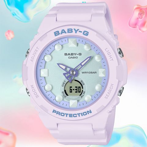 CASIO 卡西歐 BABY-G 未來風偏光 雙顯腕錶 禮物推薦 送禮首選 BGA-320FH-4A