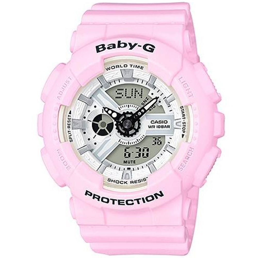 CASIO 卡西歐 BABY-G 街頭時尚 雙顯腕錶 雙11 特惠 BA-110BE-4A