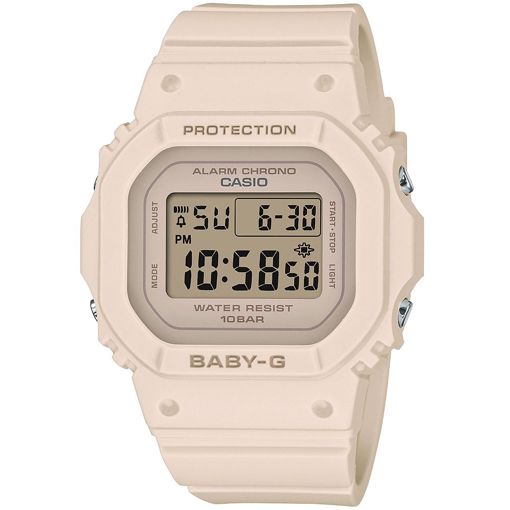 MODEADJUSTPROTECTIONונננסALARM CHRONOCASIO 6-30PM:WATER RESIST10BARBABY-GSTART STOP LIGHT