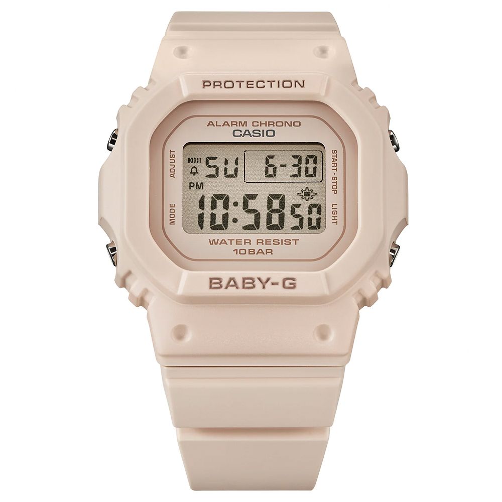 MODEADJUSTPROTECTIONALARM CHRONOCASIO 6-30PM:WATER RESIST10BARBABY-GSTART STOP LIGHT