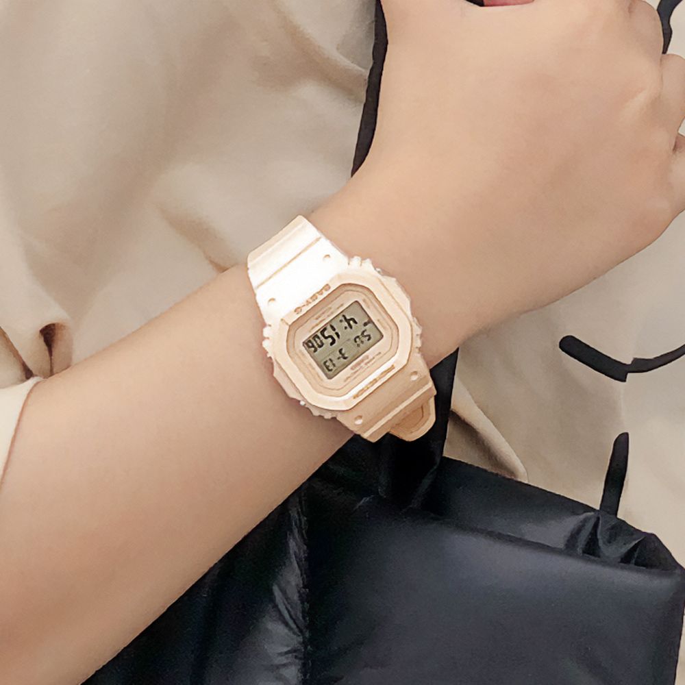 CASIO 卡西歐   BABY-G 纖薄輕巧 人氣經典電子錶-奶茶 BGD-565U-4