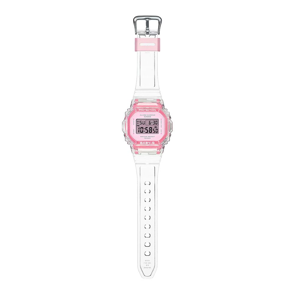 CASIO 卡西歐   BABY-G 夏季透明方形女錶電子錶 BGD-565SJ-7