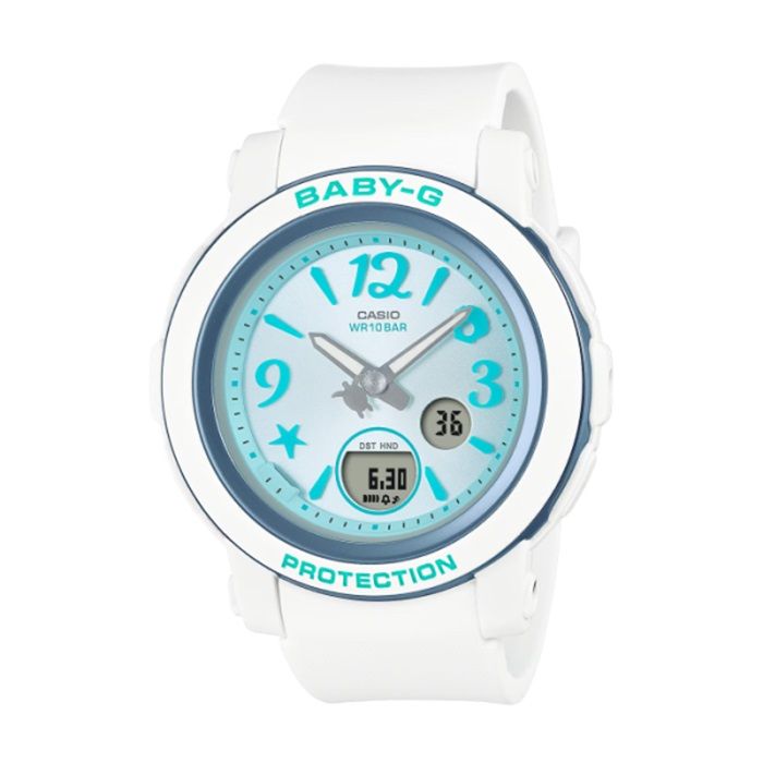  【CASIO BABY-G】熱帶海洋數位顯示休閒腕錶-淺海藍/BGA-290US-2A/台灣總代理公司貨享一年保固