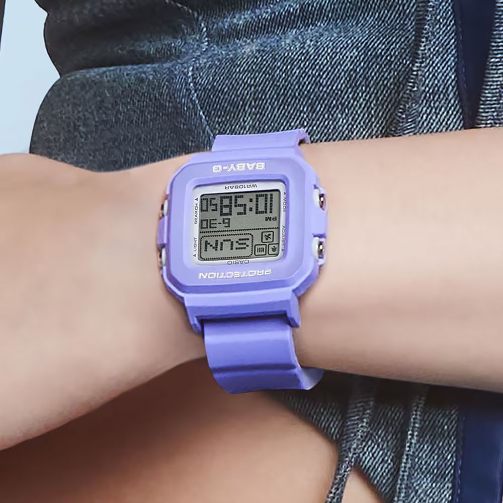 CASIO 卡西歐   BABY-G 30週年 手錶和錶殼吊飾套組 女錶 BGD-10K-6