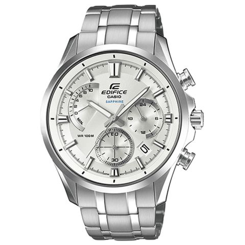 CASIO 卡西歐 EDIFICE 極限速率三眼時尚腕錶-EFB-550D-7AVUDR