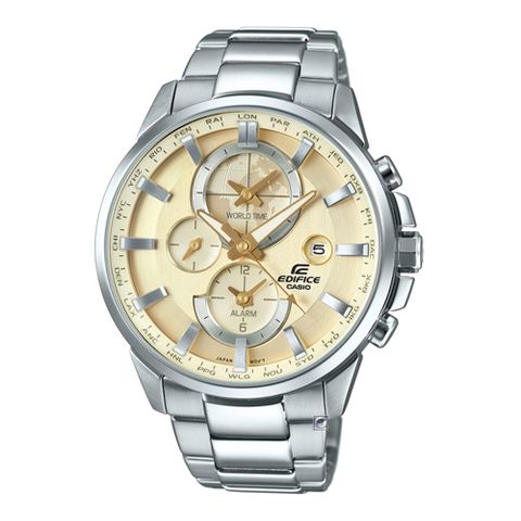 CASIO EDIFICE 爵士遨遊雙時區賽車腕錶-ETD-310D-9AVUDF