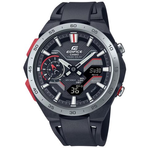 ▶新款到貨◀CASIO卡西歐 EDIFICE 太陽能x藍牙連線 賽車計時腕錶 禮物推薦 畢業禮物 ECB-2200P-1A