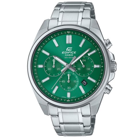 CASIO 卡西歐 EDIFICE 經典簡約計時腕錶 雙11 特惠 EFV-650D-3AV