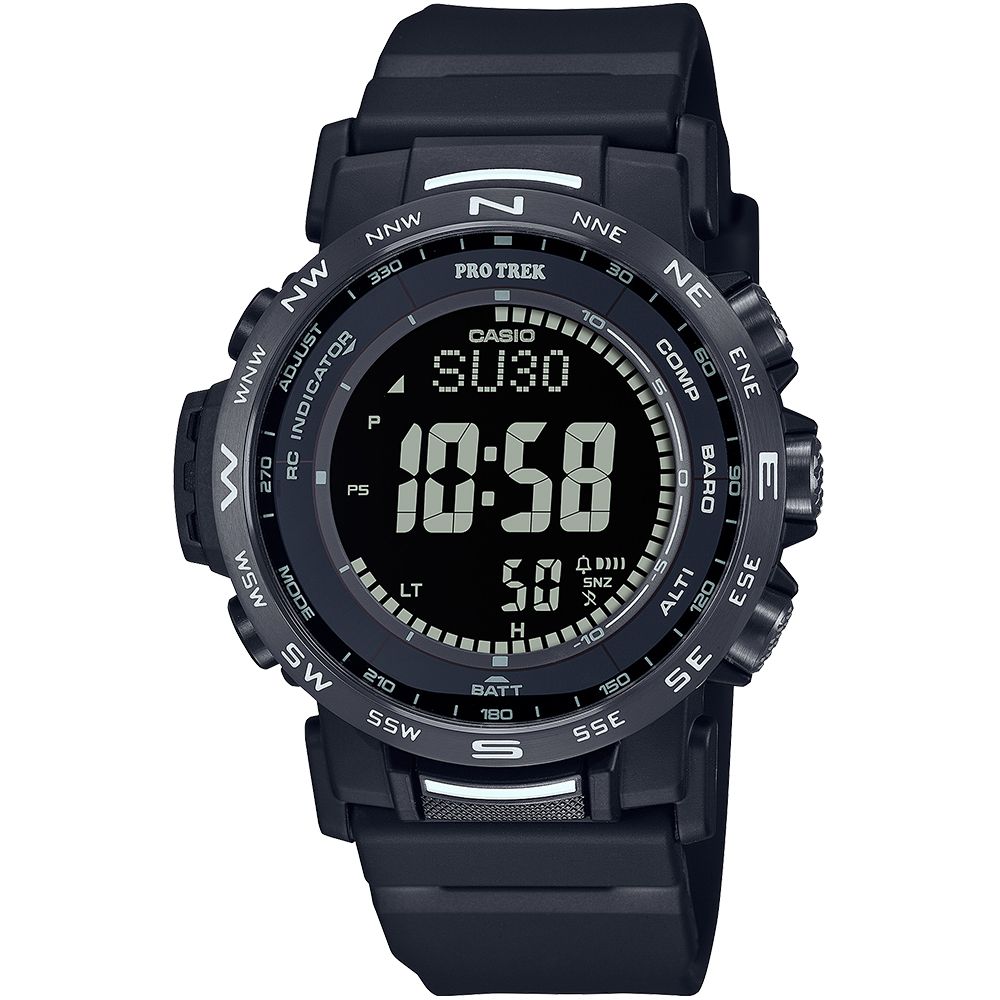 CASIO 卡西歐  PRO TREK 環保太陽能三重感應電波登山錶/PRW-35Y-1B