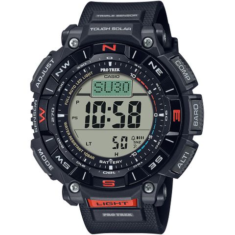 CASIO 卡西歐 PRO TREK 環保太陽能三重感應登山錶/PRG-340-1