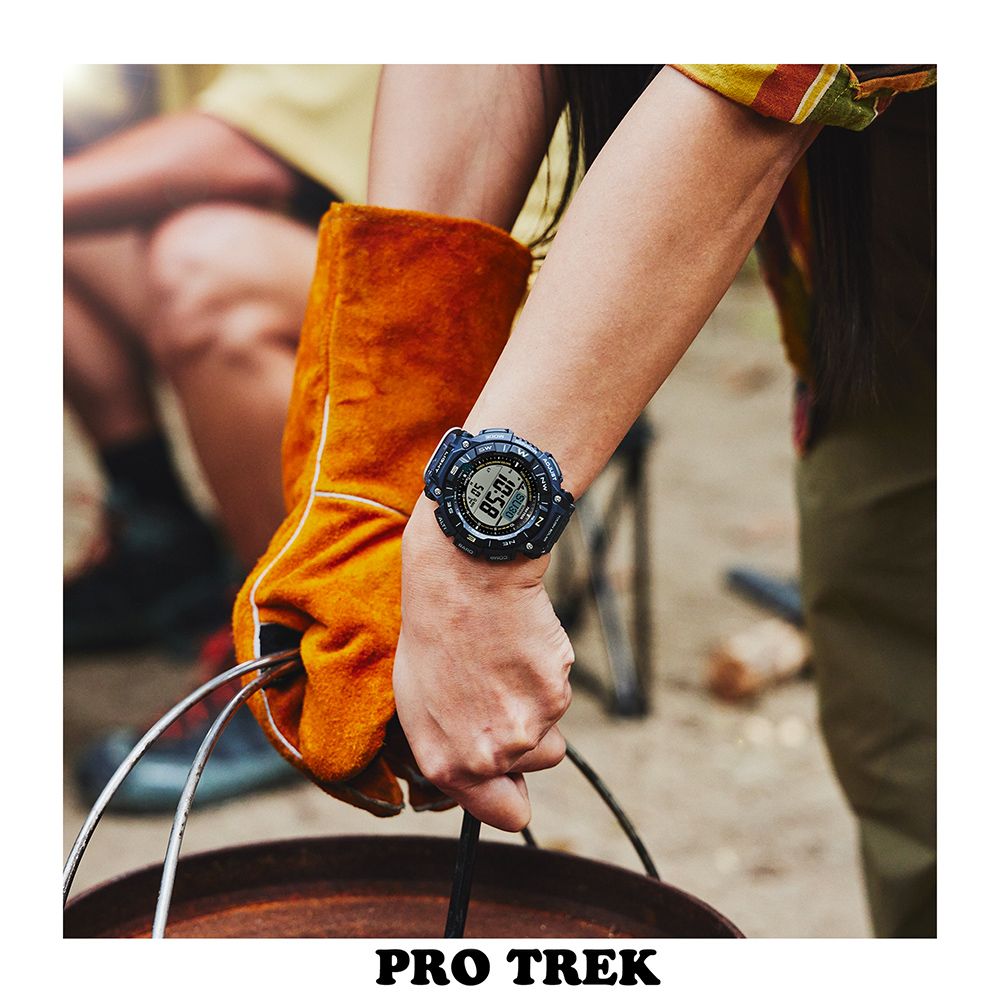 CASIO 卡西歐  PRO TREK 環保太陽能三重感應登山錶/PRG-340SC-2