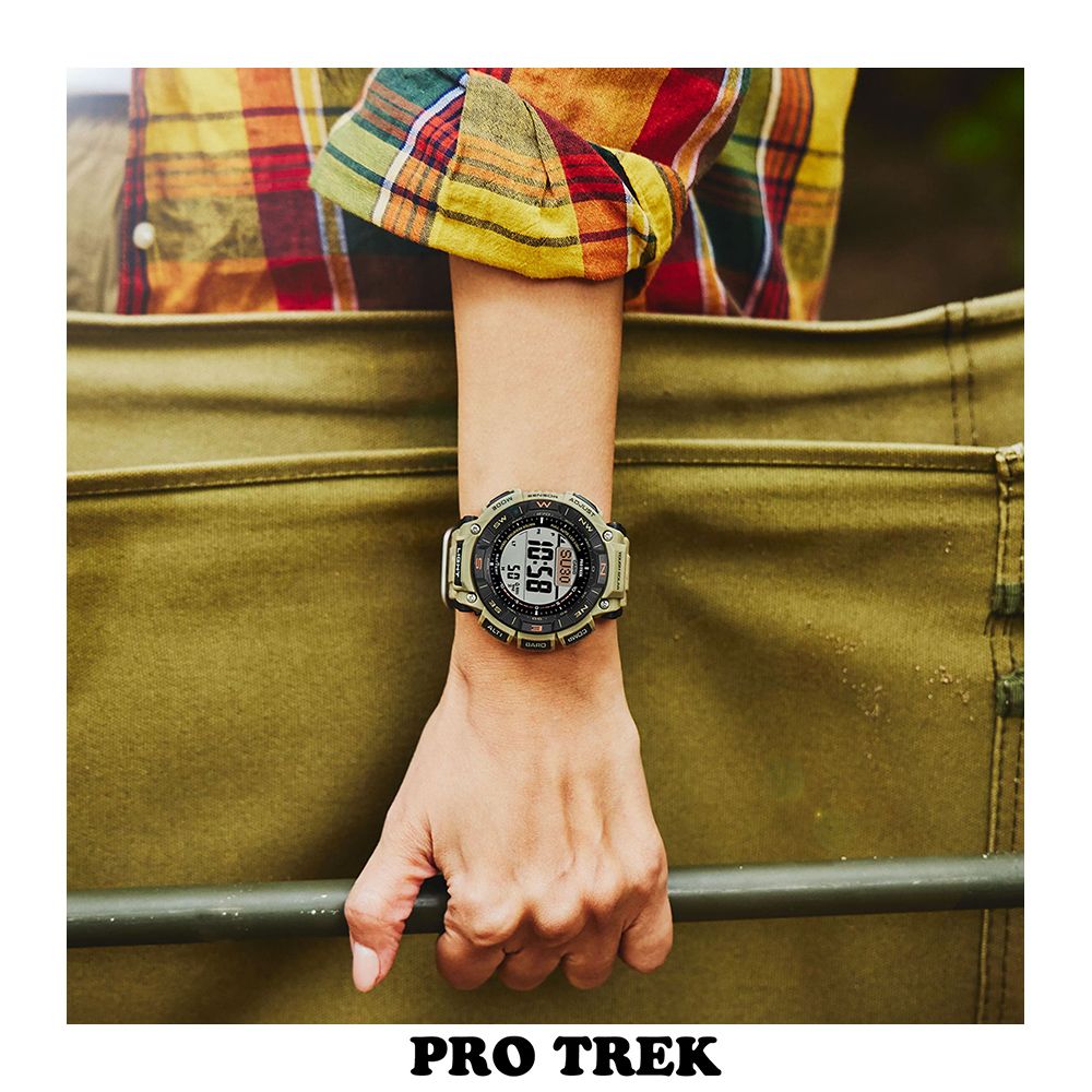 CASIO 卡西歐  PRO TREK 環保太陽能三重感應登山錶/PRG-340SC-5