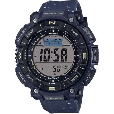 熱銷品牌▼日系手錶CASIO 卡西歐 PRO TREK 戶外運動太陽能環保手錶-藍 PRG-340SC-2
