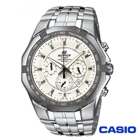 平行輸入一年保固卡西歐CASIO EDIFICE系列極限三眼計時賽車錶 EF-540D-7A