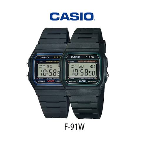 CASIO 卡西歐 【WANgT】  F-91W 經典不敗簡約輕薄電子錶