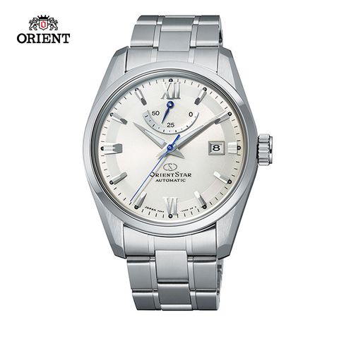ORIENT STAR 東方之星 CLASSIC系列 經典動力儲存機械錶 鋼帶款 白色 RE-AU0006S-39.3mm