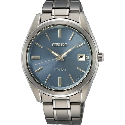 618購物節★送好禮SEIKO 精工 CS 鈦金屬簡約手錶-40mm SUR371P1 6N52-00B0B