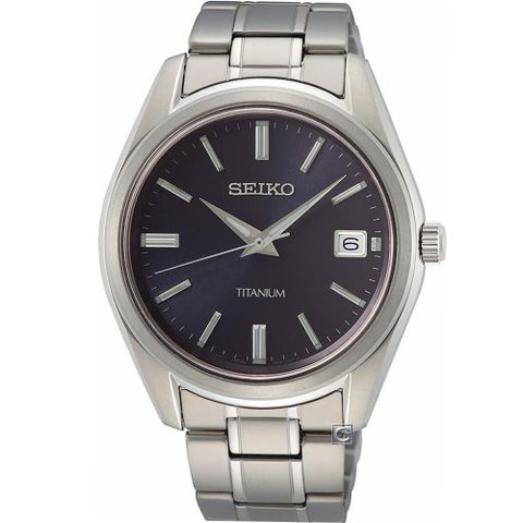 SEIKO 精工 CS 經典簡約鈦金屬腕錶(6N52-00B0V)SUR373P1