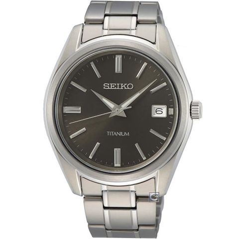 SEIKO 精工 CS 經典簡約鈦金屬腕錶 6N52-00B0D SUR369P1