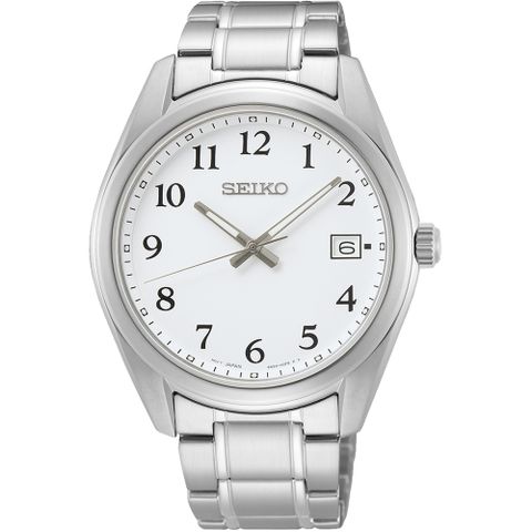 SEIKO 精工 CS系列都會時尚男錶/銀/39.4mm (6N52-00F0S/SUR459P1)SK003