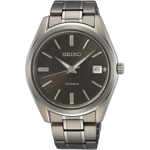 SEIKO 精工 CS系列經典款鈦金屬時尚腕錶/40mm (6N52-00B0D/SUR375P1)SK003