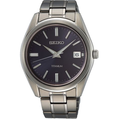 SEIKO 精工 CS系列經典款鈦金屬時尚腕錶/40mm (6N52-00B0V/SUR373P1)SK003