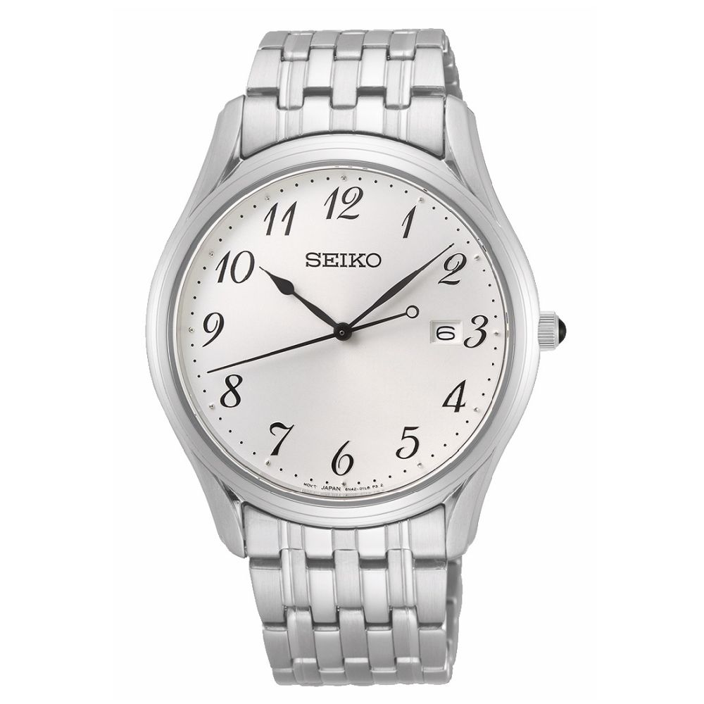 SEIKO 精工 享指定專櫃售後服務 簡約風格經典腕錶6N42-00K0S(SUR299P1)