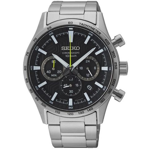 SEIKO 精工 CS系列 三眼計時腕錶 (SSB413P1/8T63-00Y0D)