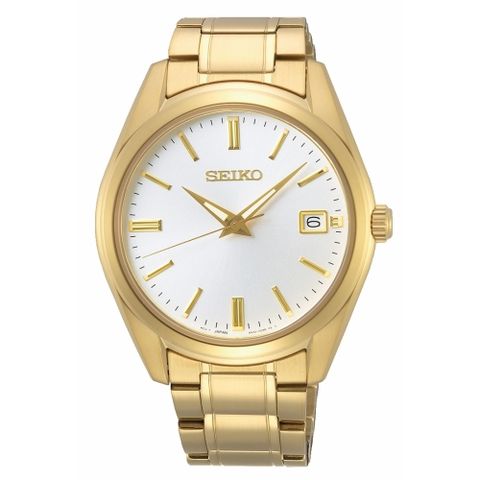 SEIKO 精工 享指定專櫃售後服務 簡約經典時尚腕錶6N52-00A0K(SUR314P1)