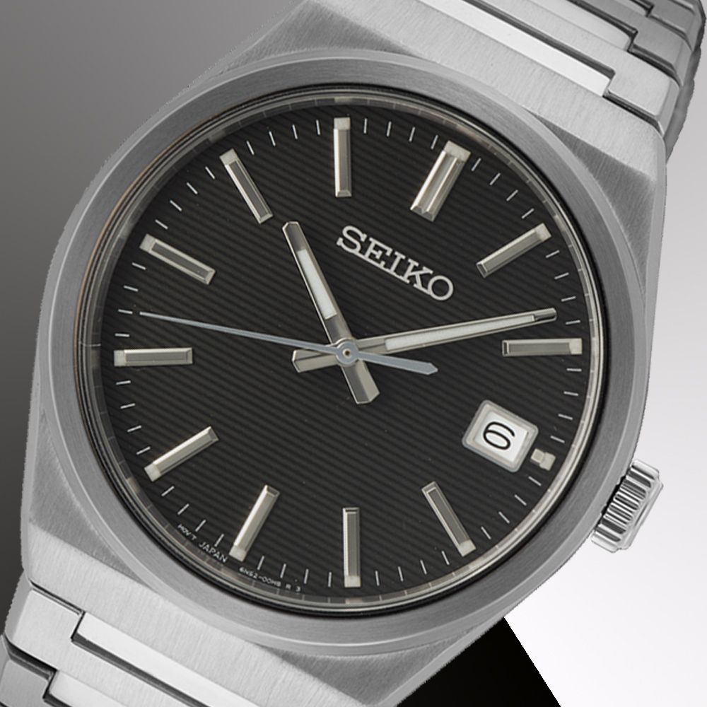 SEIKO 精工 CS系列簡約石英手錶-39mm SUR557P1 6N52-00H0D