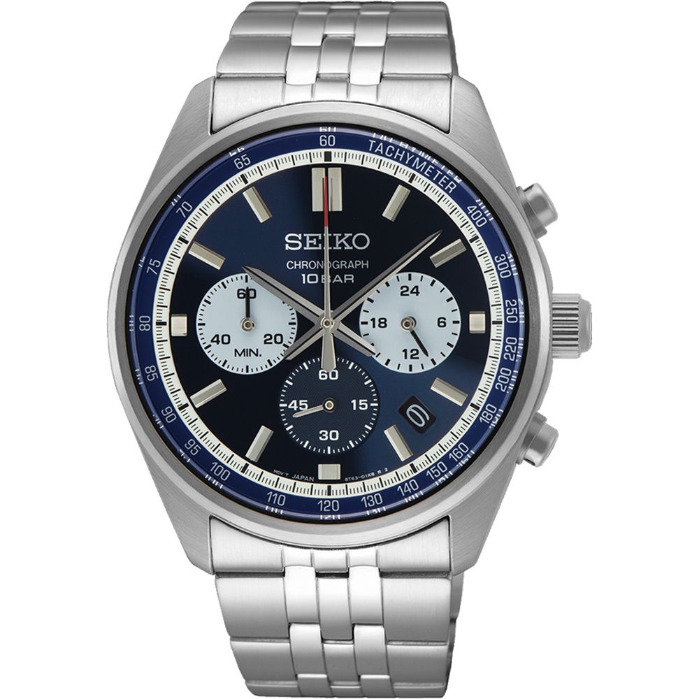 SEIKO 精工   CS系列 急速時刻計時腕錶-8T63-00W0B/SSB427P1