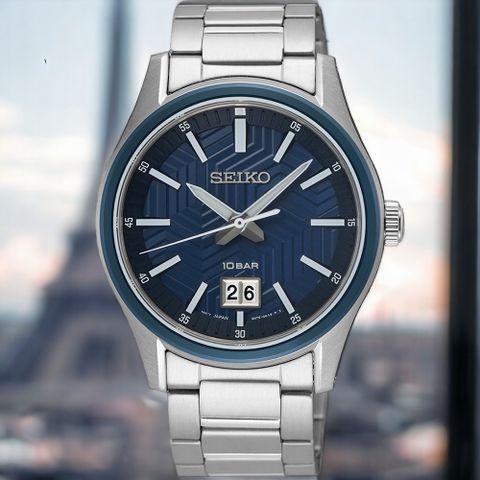 SEIKO 精工 錶 CS系列 大視窗 日期 手錶(6N76-00K0B/SUR559P1)