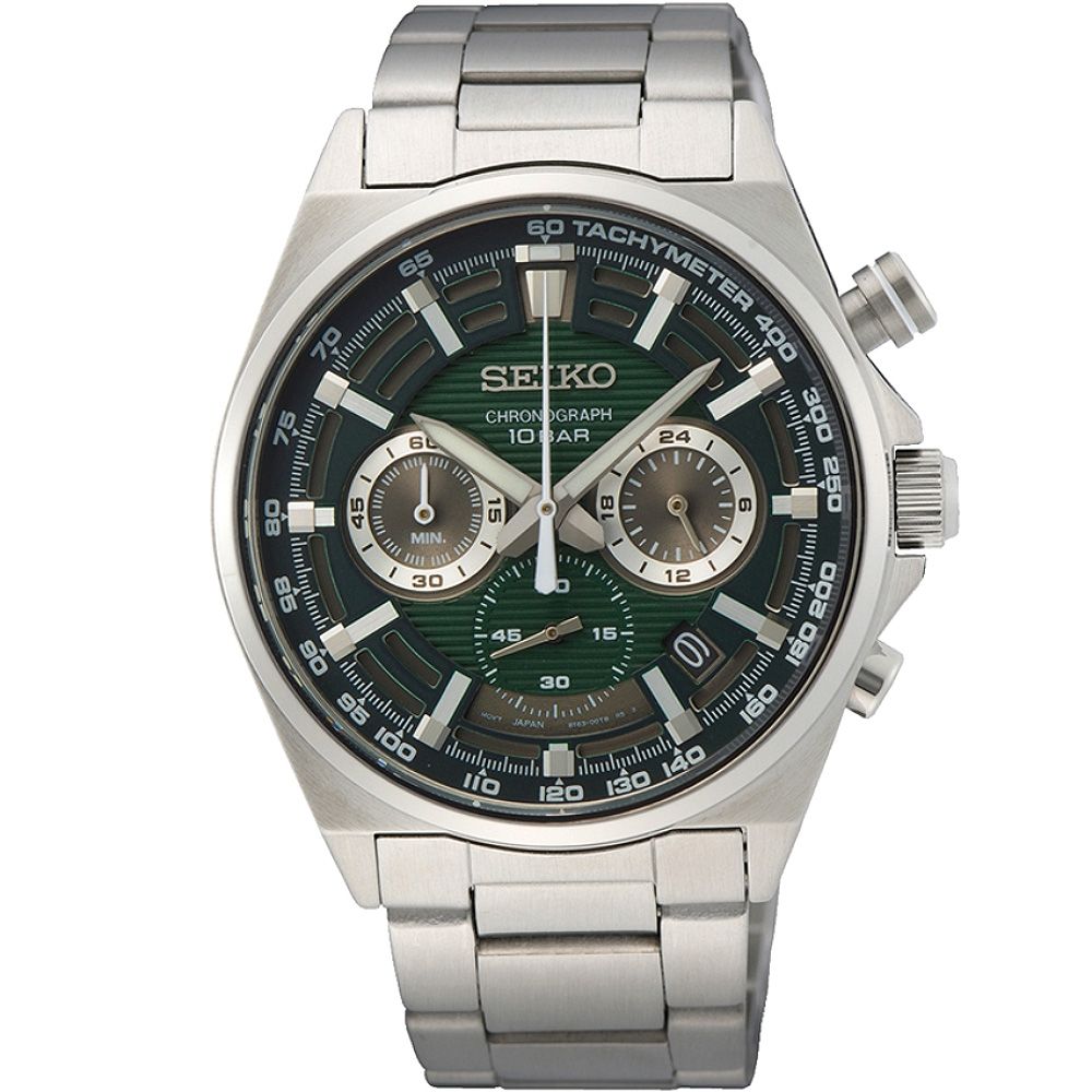 SEIKO 精工 CS 三眼計時腕錶 618 年中慶 禮物 (8T63-00T0G/SSB405P1)