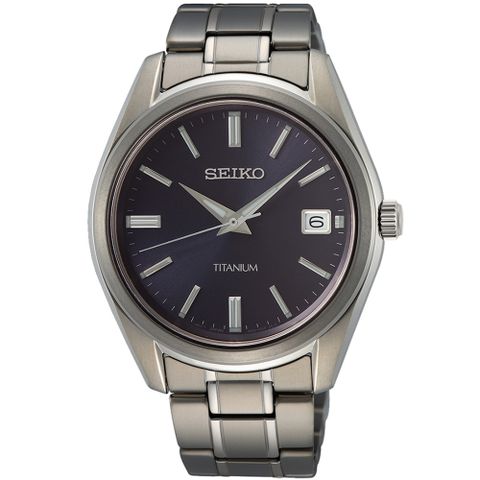 SEIKO 精工 CS 鈦金屬 簡約日系腕錶 雙11 特惠 (6N52-00B0V/SUR373P1)