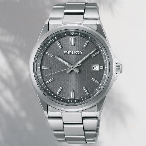 SEIKO 精工 CS系列 太陽能 簡約日系腕錶 38.9mm (7B72-0AK0N/SBTM347J)