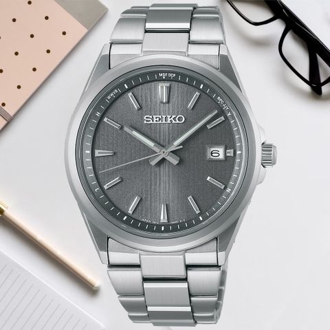 SEIKO 精工 CS 太陽能 日系時尚腕錶 母親節 禮物 推薦 (SBTM347J/7B72-0AK0N)