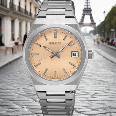 SEIKO 精工 CS系列 簡約 指針錶 手錶 藍寶石水晶鏡面-34mm (SUR577P1/6N42-00N0P)