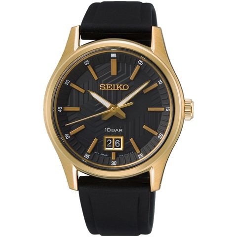 SEIKO 精工 城市簡約大日期男錶-39.5mm(SUR560P1/6N76-00K0C)