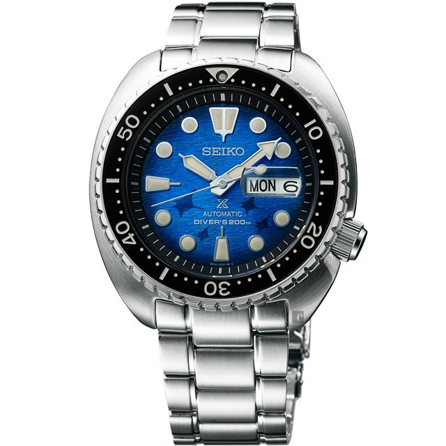 SEIKO 精工 S  Prospex 愛海洋 魟魚 200米潛水機械錶(SRPE39J1/4R36-06Z0U)